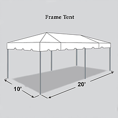 10 x 20 Frame Tent Rental Dayton Oh