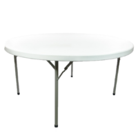 60" round plastic table rental