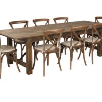 Farm table rental