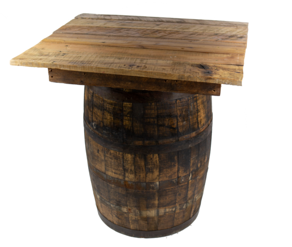 Whiskey Barrel Table Rental
