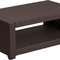 Rattan coffee table rental