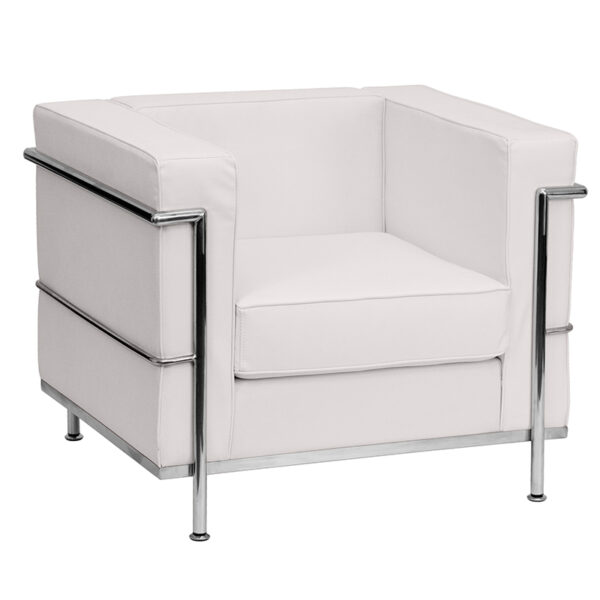 White leather chair rental