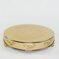22 inch Gold Cake Stand rental