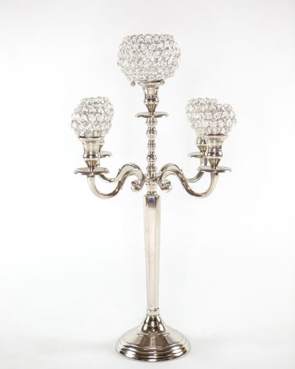 27 inch Silver Candelabra