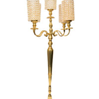 44″ Gold Candelabra Rental