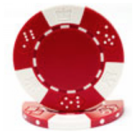 red poker chip rental
