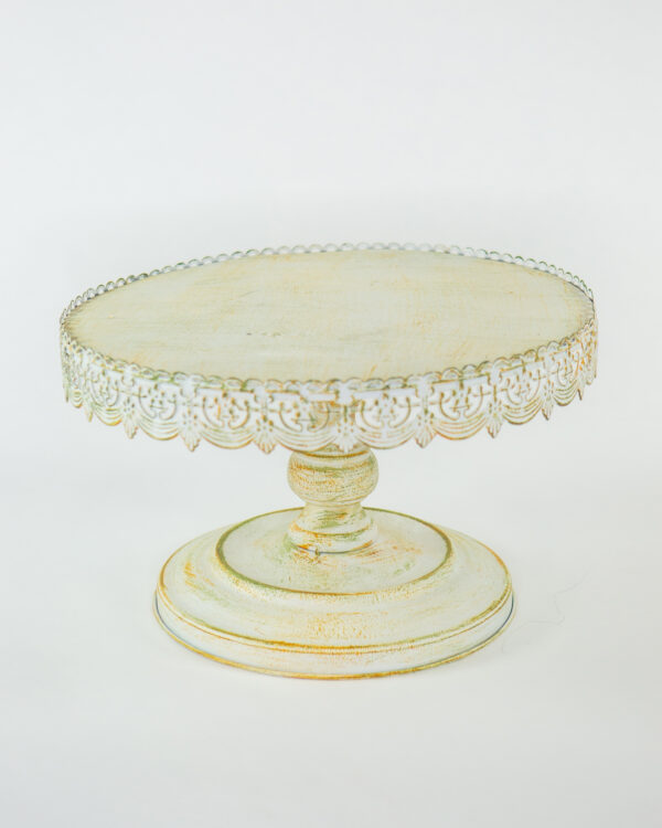 Rustic cake stand rental