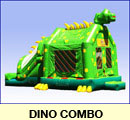 Inflatable Bounce House Rental Dino Combo Dayton