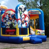 Inflatable Bounce House Rental Justice League Combo Dayton