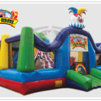 Interactive Inflatable Three Ring Circus Bounce House Rental Dayton & Cincinnati