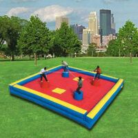 Interactive Inflatable Jousting Arena 4 Person Party Rental Dayton & Cincinnati