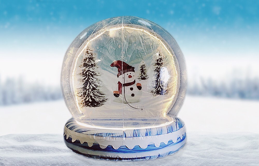 Human Snow Globe Rental Bounce house Rentals Party Rentals Tent