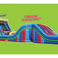 Interactive Inflatable Juggernaut Obstacle Course Party Rental Dayton & Cincinnati Ohio