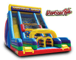 Interactive Vertical Rush Inflatable Slide Party Rental Dayton & Cincinnati Ohio