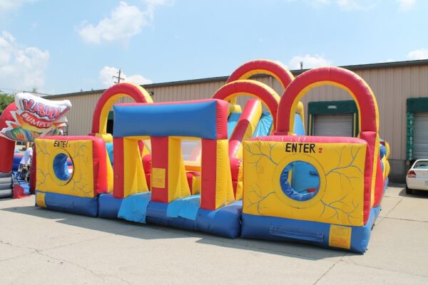Interactive Inflatable Adrenaline Rush Obstacle Course Party Rental Dayton & Cincinnati