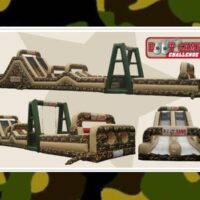 Inflatable Boot Camp Challenge Obstacle Course Party Rental Dayton & Cincinnati