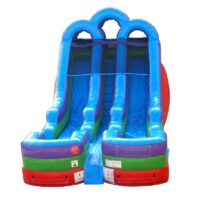 double lane rainbow water slide rental