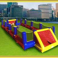 Interactive Inflatable Human Foosball Party Rental Dayton & Cincinnati