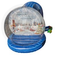 human snow globe rental