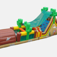 Interactive Western Inflatable Obstacle Course Party Rental Dayton & Cincinnati Ohio