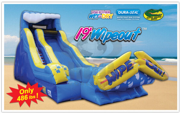 Wipeout Wet and Dry Inflatable Slide Party Rental Dayton & Cincinnati